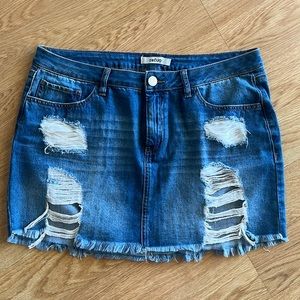 Denim skirt